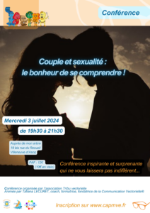 conférence "Couple et sexualité : le bonheur de se comprendre" @ Auprès de mon arbre à Villeneuve d'Ascq et en visio